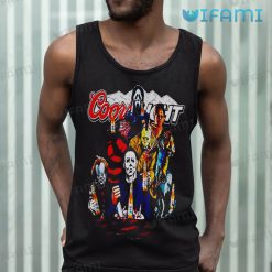 Coors Light Shirt Horror Movie Characters Tank Top For Beer Lovers
