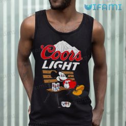 Coors Light Shirt Micey Mouse Beer Lovers Tank Top