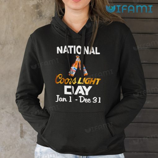 Coors Light Shirt National Coors Light Day Jan 1 Dec 31 Beer Lovers Gift