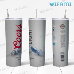 Coors Light Tumbler Grey Coors Mountain Beer Lovers Gift