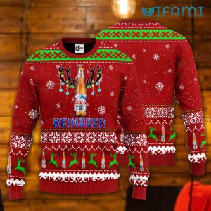 Coors Light Ugly Christmas Sweater Reinbeer Gift For Beer Lovers