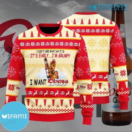 Coors Light Ugly Sweater Tigger Gift For Beer Lovers