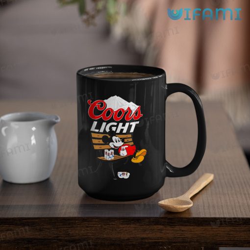 Coors Mug Mickey Mouse Coors Light Beer Lovers Gift
