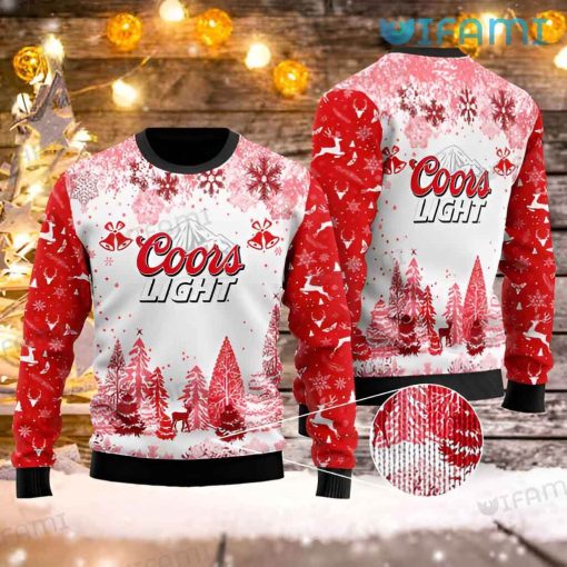 Coors Ugly Christmas Sweater Gift For Beer Lovers
