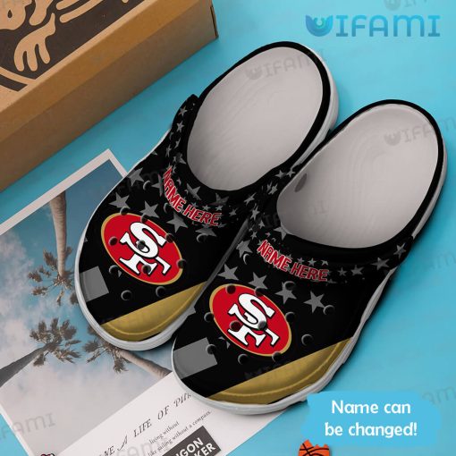 Custom Name 49ers Crocs USA Flag San Francisco 49ers Gift