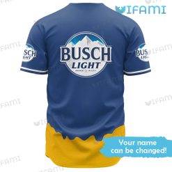 Custom Name Busch Light Baseball Jersey Beer Lovers Present Back