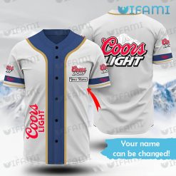Custom Name Coors Light Baseball Jersey Gift For Beer Lovers
