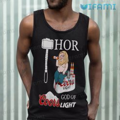Fat Thor God Of Coors Light Shirt Beer Lovers Tank Top