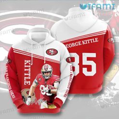 George Kittle Hoodie 3D 85 Signature San Francisco 49ers Gift