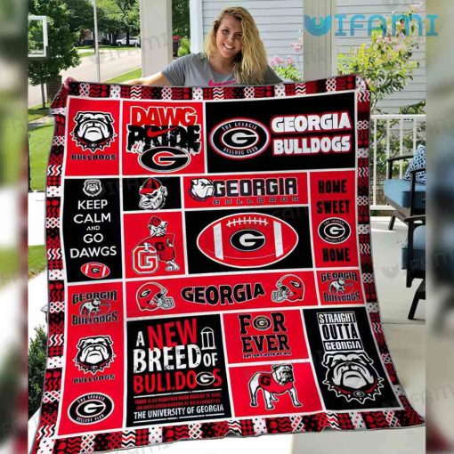 Georgia Bulldogs Blanket Dawg Pride Forever GA Football Gift