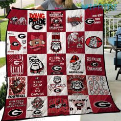 Georgia Bulldogs Blanket It’s In My DNA GA Football Gift
