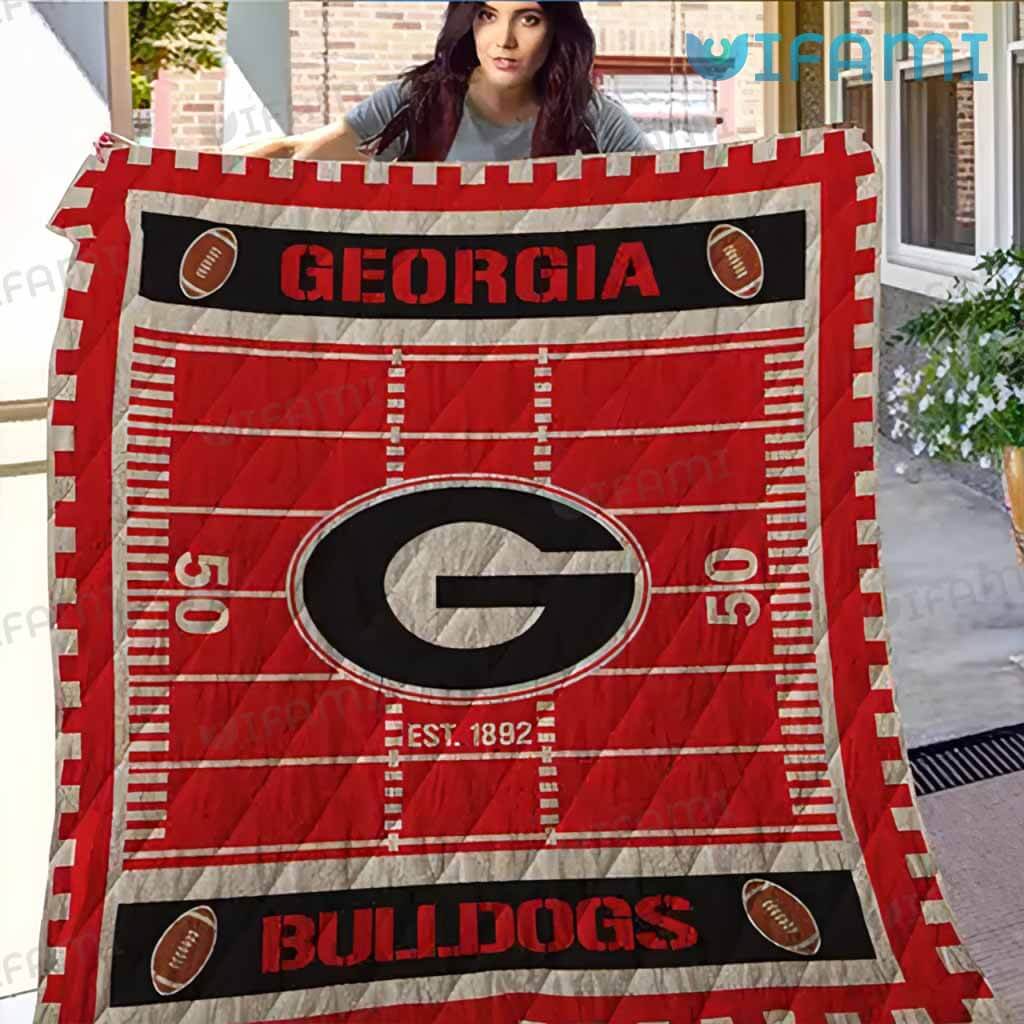 Perfect Georgia Bulldogs Stadium Est 1892 Blanket GA Football Gift