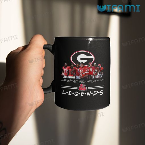 Georgia Bulldogs Coffee Mug Legends Go Dawgs Signatures UGA Gift