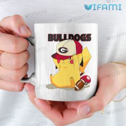 Georgia Bulldogs Coffee Mug Pikachu UGA Gift 11oz White Mug