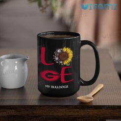 Georgia Bulldogs Coffee Mug Sunflower Love UGA Gift Mug 15oz