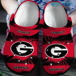 Georgia Bulldogs Crocs Logo Paint Splatter GA Football Gift