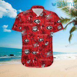 Georgia Bulldogs Hawaiian Shirt Tropical Coconut GA Football Gift
