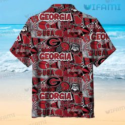 Georgia Bulldogs Hawaiian Shirt UGA Accessories Georgia Bulldogs Gift