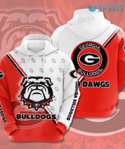 Georgia Bulldogs Hoodie 3D Mascot Go Dawgs Georgia Bulldogs Gift