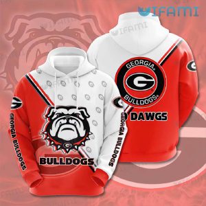 Georgia Bulldogs Hoodie 3D Mascot Go Dawgs Georgia Bulldogs Gift