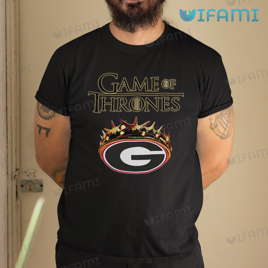 Great Georgia Bulldogs Game Of Thrones Crown Shirt  Georgia Football Gift