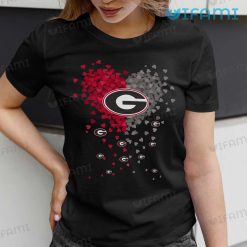 Georgia Bulldogs Shirt Logo Heart Georgia Bulldogs Gift