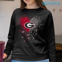 Georgia Bulldogs Shirt Logo Heart Georgia Bulldogs Sweatshirt