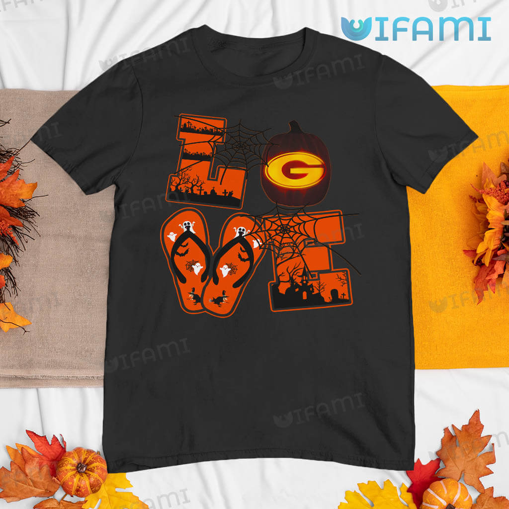 Cute Georgia Bulldogs Love Flip-flops Halloween Shirt  Gift