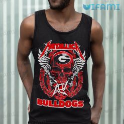 Georgia Bulldogs Shirt Metallica Skull Georgia Bulldogs Tank Top