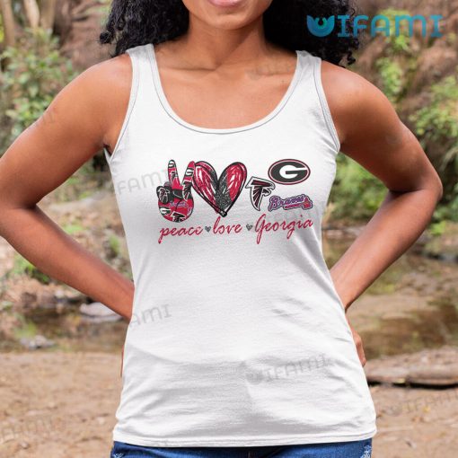 Georgia Bulldogs Shirt Peace Love Georgia Bulldogs Gift
