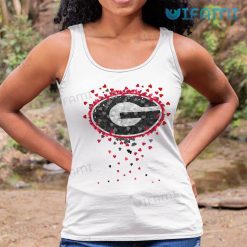 Georgia Bulldogs Shirt Twinkle Logo Heart Georgia Bulldogs Tank Top