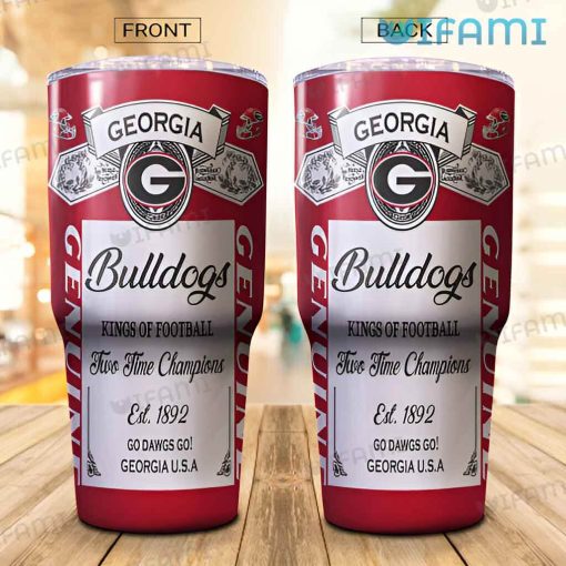 Georgia Bulldogs Tumbler Budweiser Logo Georgia Bulldogs Gift