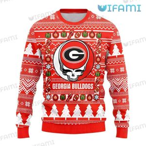 Georgia Bulldogs Ugly Sweater Grateful Dead Christmas GA Football Gift