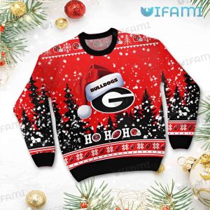 Georgia Bulldogs Ugly Sweater Ho Ho Ho Christmas Georgia Bulldogs Gift