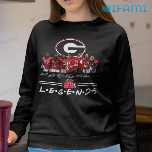 Georgia Football Shirt Legends Go Dawgs Signatures Gift