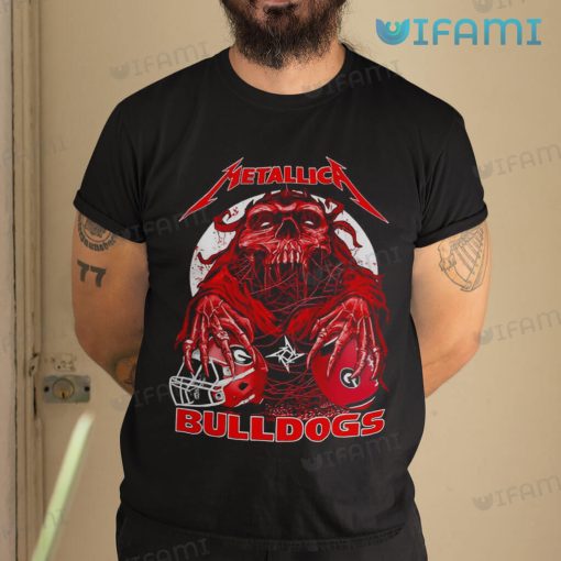 Georgia Football Shirt Metallica Skull Georgia Bulldogs Gift