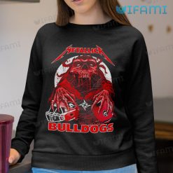 Georgia Football Shirt Metallica Skull Georgia Bulldogs Sweatshirt