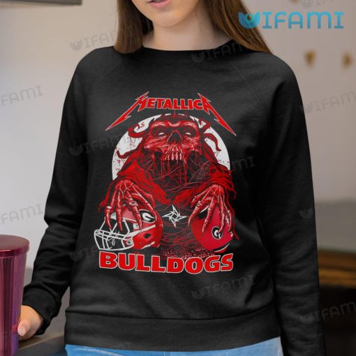 Georgia Football Shirt Metallica Skull Georgia Bulldogs Gift
