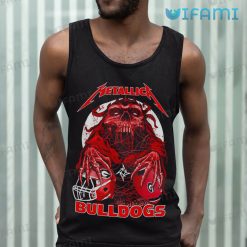 Georgia Football Shirt Metallica Skull Georgia Bulldogs Tank Top