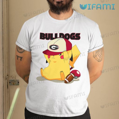 Georgia Football Shirt Pikachu Georgia Bulldogs Gift