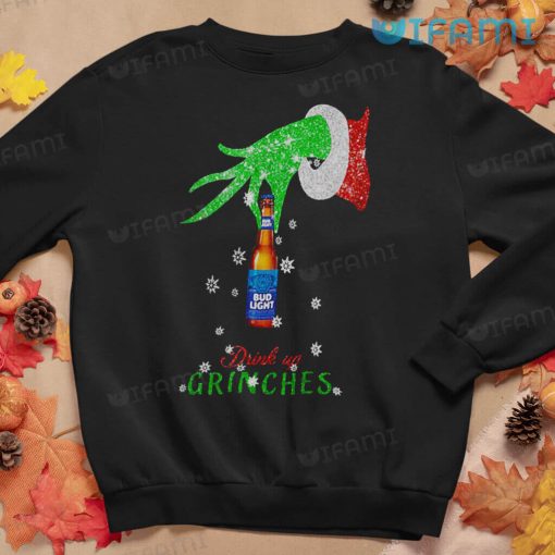 Grinch Bud Light Drink Up Grinches Shirt Christmas Beer Lover Gift