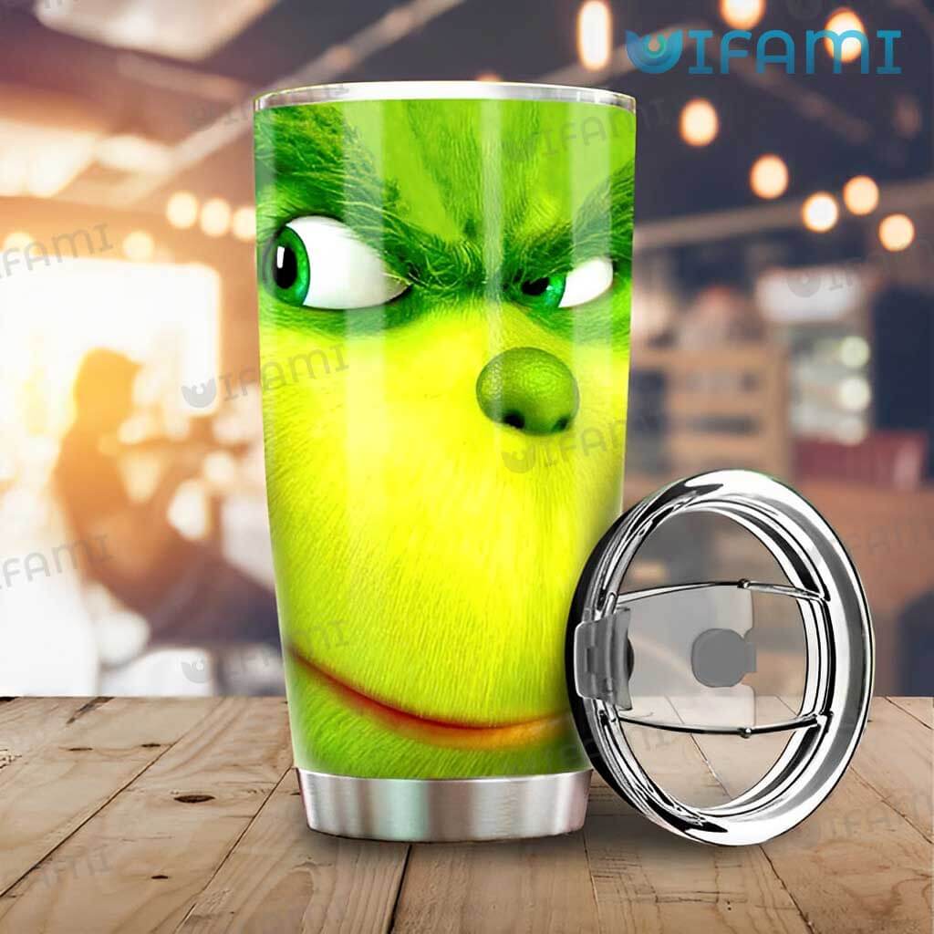 Angry Grinch Funny The Grinch Face Tumbler Christmas Gift