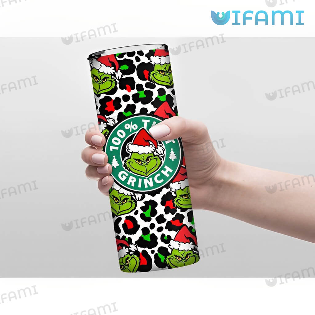 The Grinch Tumbler Buffalo Plaid Leopard Pattern Christmas Gift -  Personalized Gifts: Family, Sports, Occasions, Trending