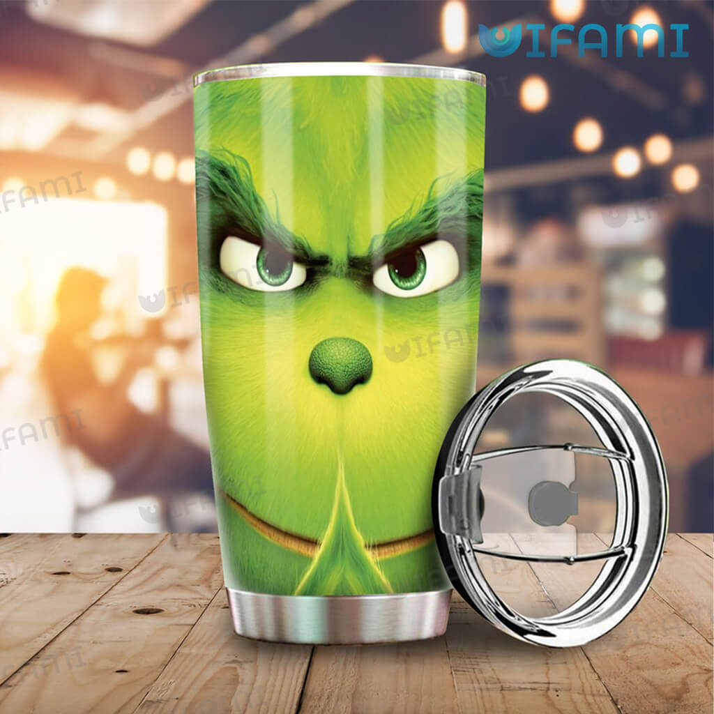 Unique Grinch The Grinch Face  Tumbler Christmas Gift