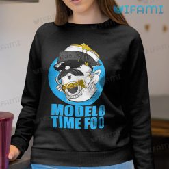 Its Modelo Time Foo Shirt Funny Sweatshirt For Beer Lovers