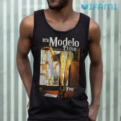 Its Modelo Time Foo Shirt Mexico Beer Lovers Tank Top