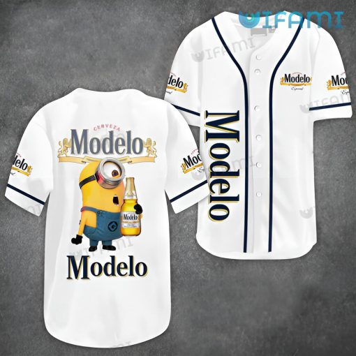 Modelo Baseball Jersey Minions Gift For Beer Lovers
