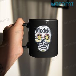 Modelo Beer Mug Skull Floral Beer Lovers Gift Mug 11oz