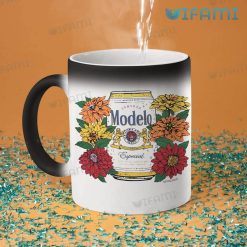 Modelo Especial Mug Flower Gift For Beer Lovers Magic Mug