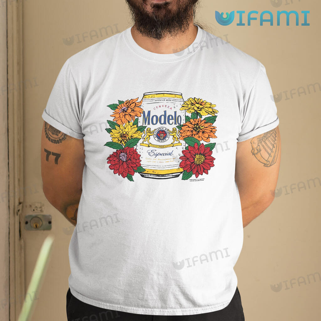 Adorable Modelo Especial Flower Shirt Gift For Beer Lovers